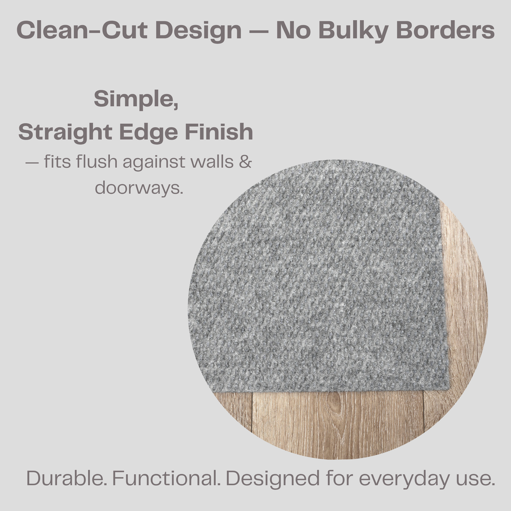 Spartan Weather Warrior Duty Indoor/Outdoor Utility Berber Loop Carpet Runner, Mats, 3' in Grey