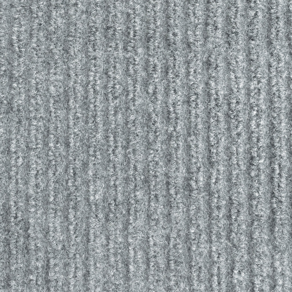 Spartan Weather Warrior Duty Indoor/Outdoor Utility Ribbed Carpet Runner, Mats, 3' in Grey