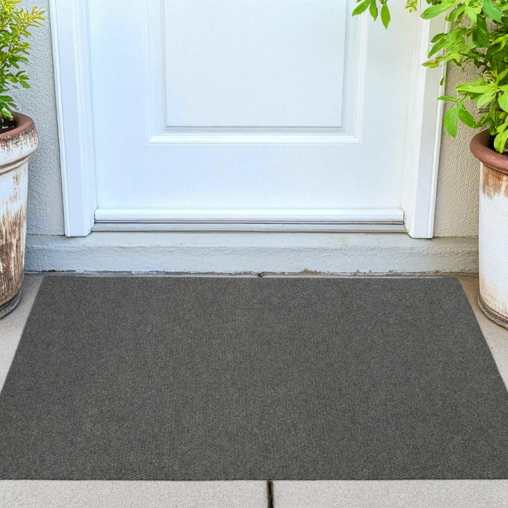 Spartan Weather Warrior Duty Indoor/Outdoor Utility Berber Loop Carpet Runner, Mats, 3' in Brown