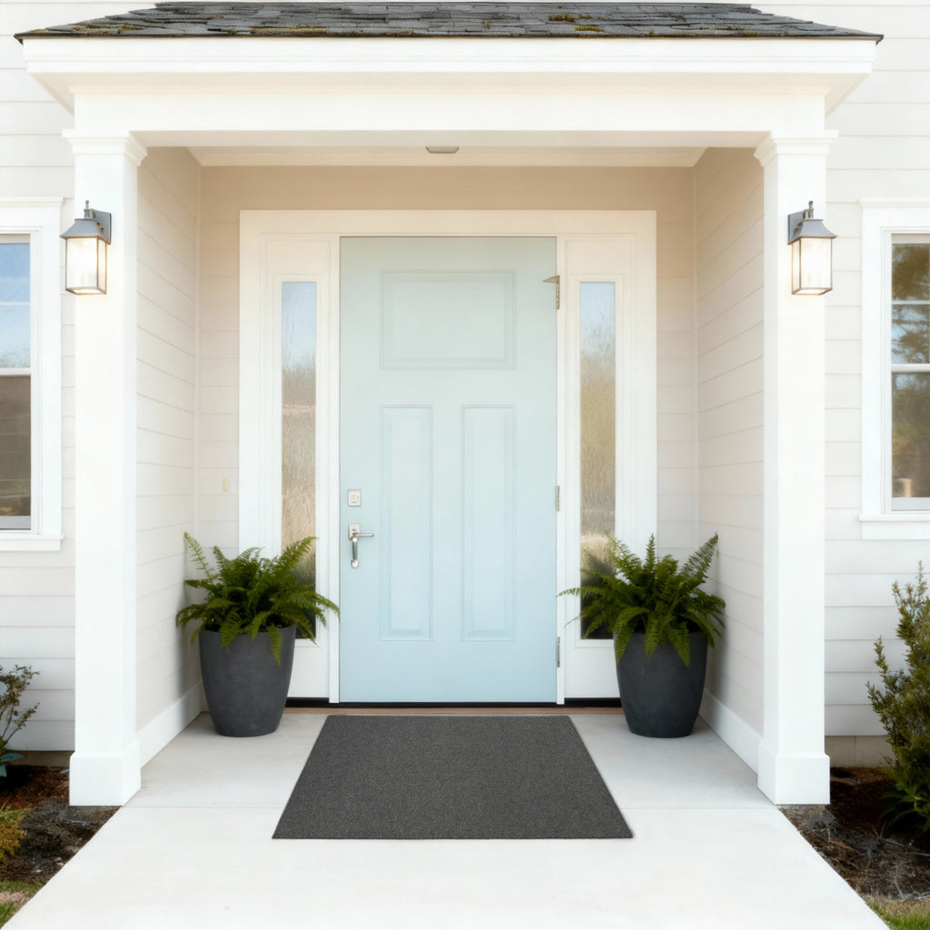 Spartan Weather Warrior Duty Indoor/Outdoor Utility Berber Loop Carpet Runner, Mats, 3' in Brown