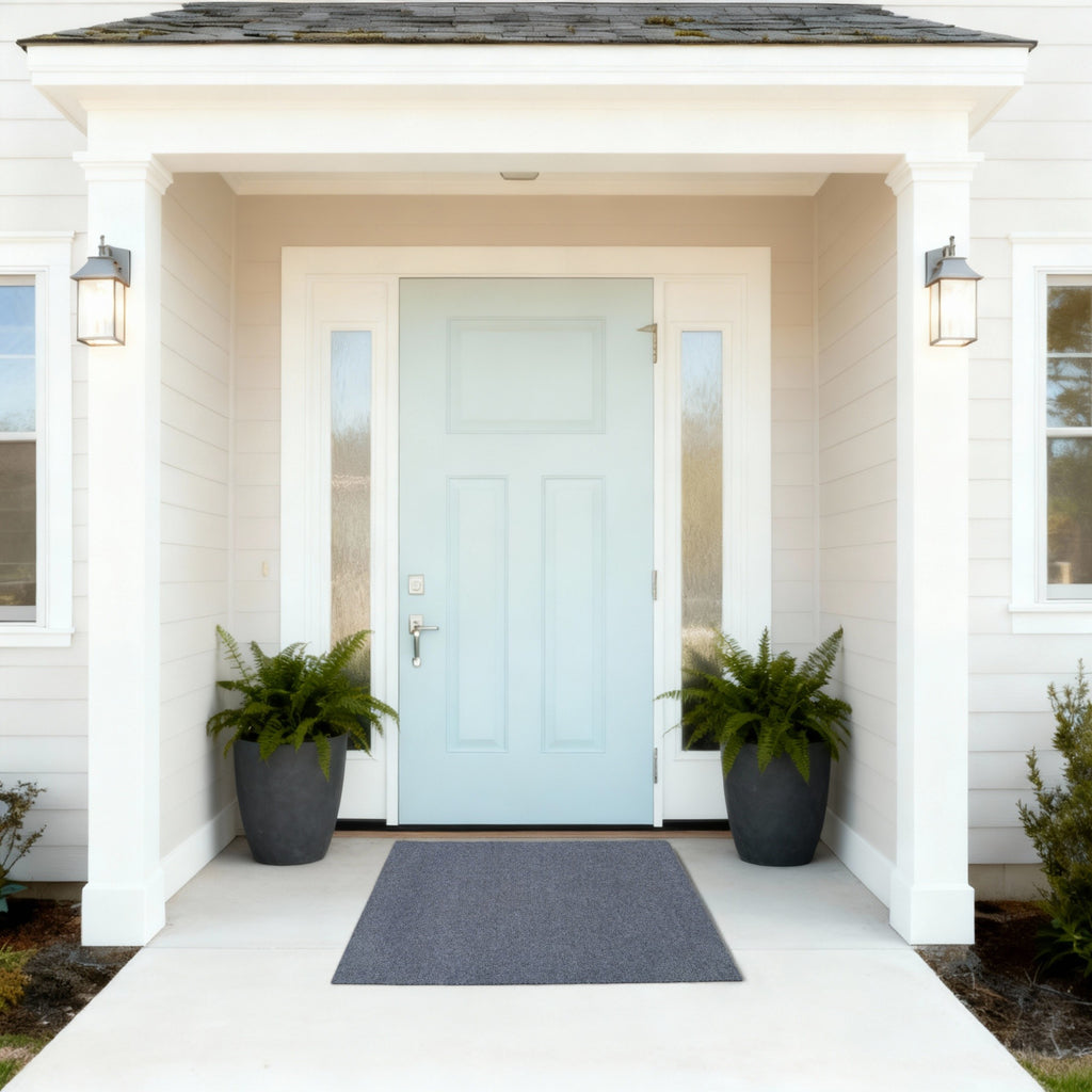 Spartan Weather Warrior Duty Indoor/Outdoor Utility Berber Loop Carpet Runner, Mats, 3' in Charcoal