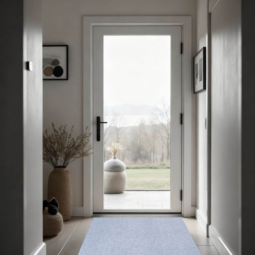 Spartan Weather Warrior Duty Indoor/Outdoor Utility Berber Loop Carpet Runner, Mats, 3' in Grey