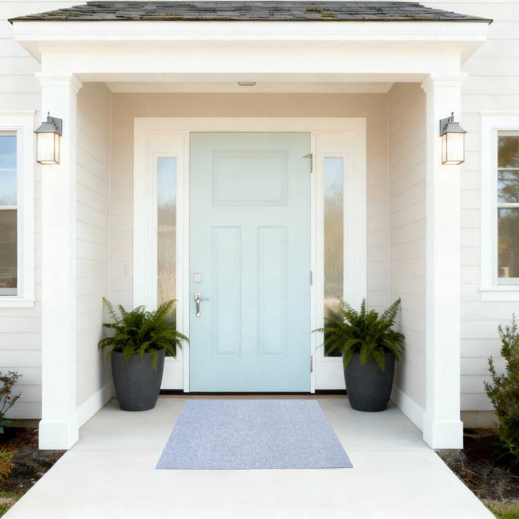 Spartan Weather Warrior Duty Indoor/Outdoor Utility Berber Loop Carpet Runner, Mats, 3' in Grey