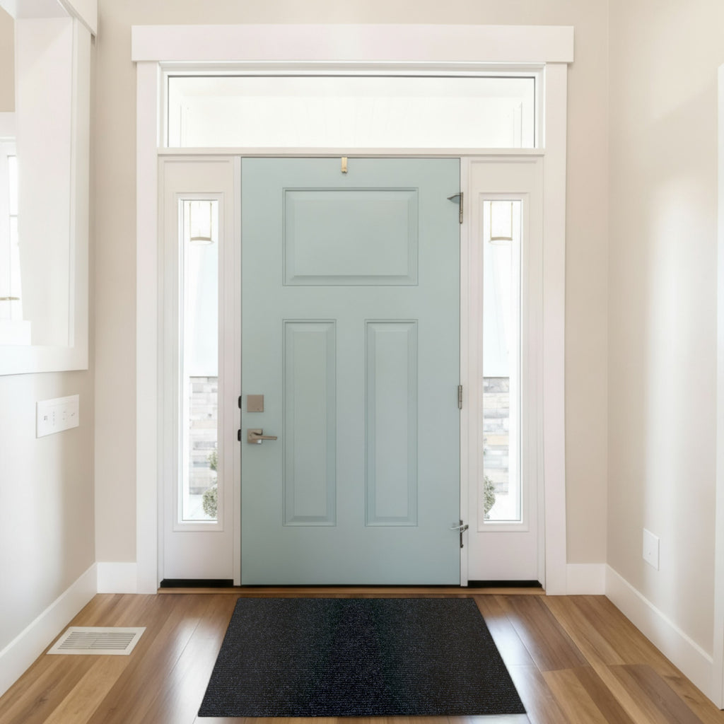 3X4 Carpet Door Mat 3ft x 4 ft Entryway Stylish, Clean and Minimalist Design, Designed for Easy Cleaning with Busy Families, and Pet Owners in mind.