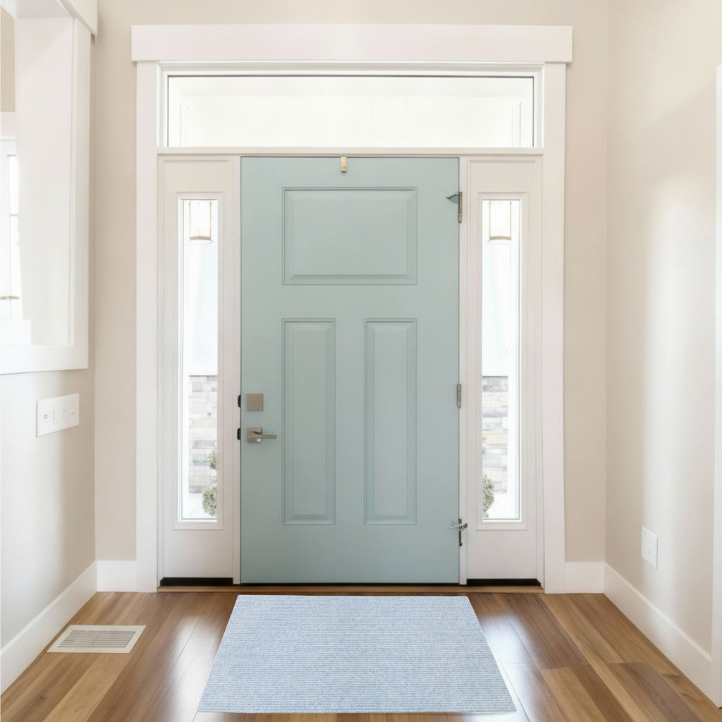 3X4 Carpet Door Mat 3ft x 4 ft Entryway Stylish, Clean and Minimalist Design, Designed for Easy Cleaning with Busy Families, and Pet Owners in mind.