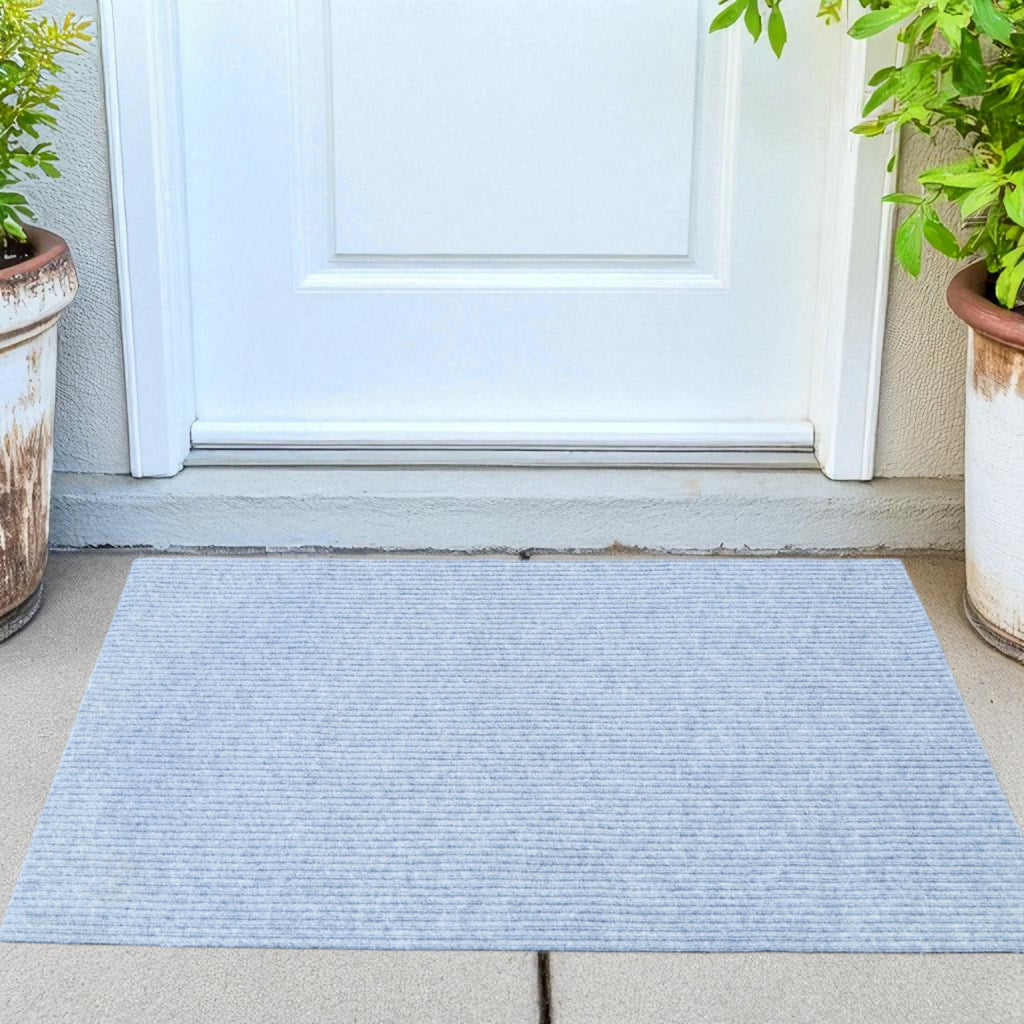 Light Grey Carpet Door Mat Sustainably Made, Recycled Polyester Fibers, Economic, Practical, Easy to Clean and Versatile Applications. Perfect for all Household Needs.  