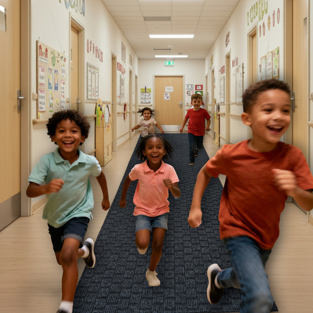 Weather Warrior Heavy Duty Interior/Exterior Utility Mats, Runners, Rubber Backing (3' and 4' Widths)