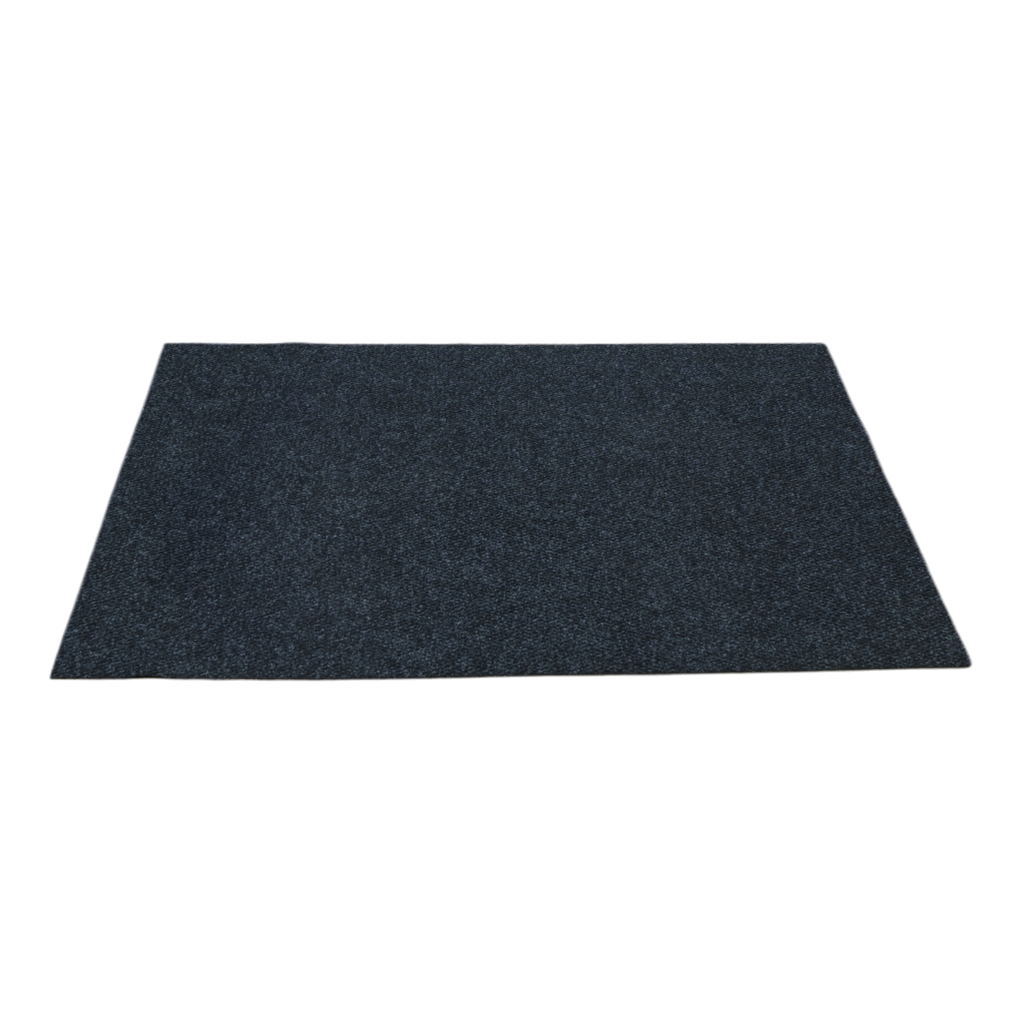 Spartan Weather Warrior Duty Indoor/Outdoor Utility Berber Loop Carpet Runner, Mats, 3' in Black