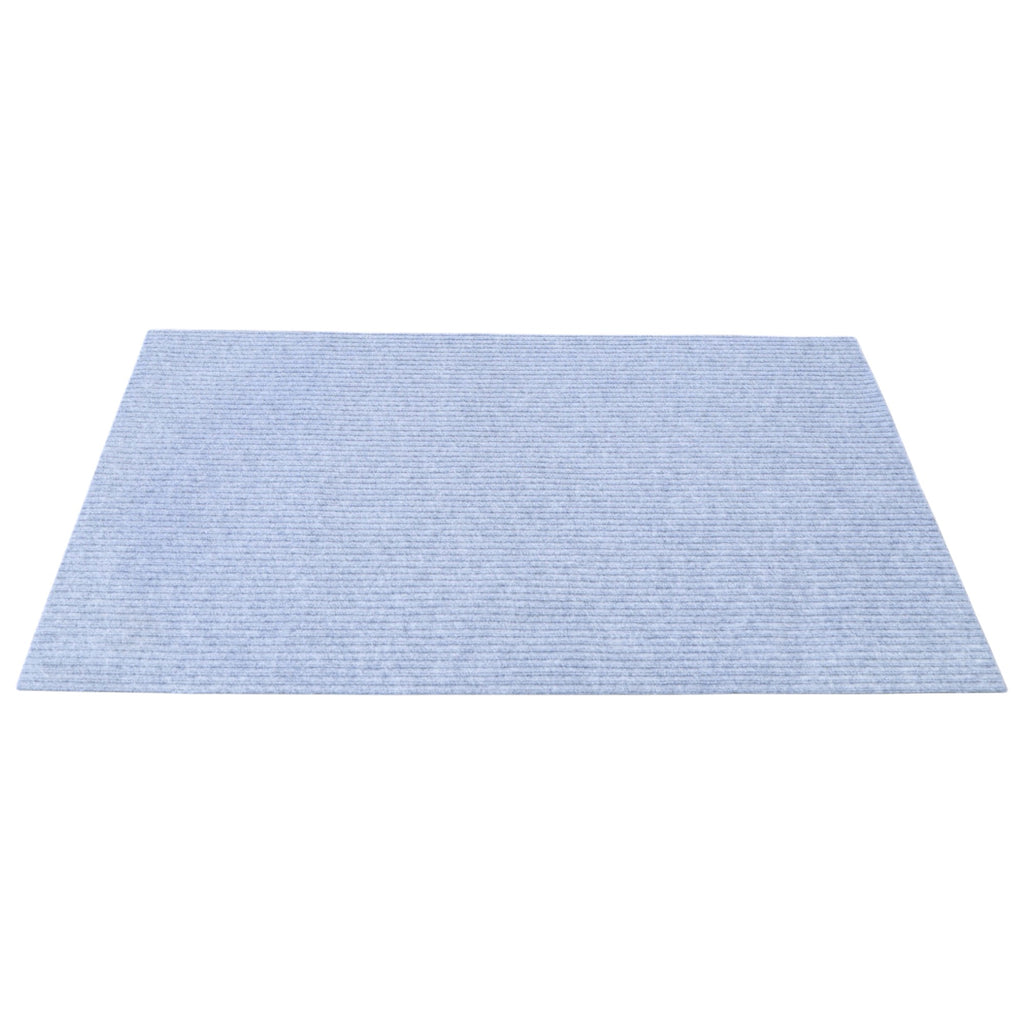 Grey Carpet Door Mat Ribbed Utility Mat for Entryway Non Slip Door Mat Minimalist Home Decor Winter Floor Protection