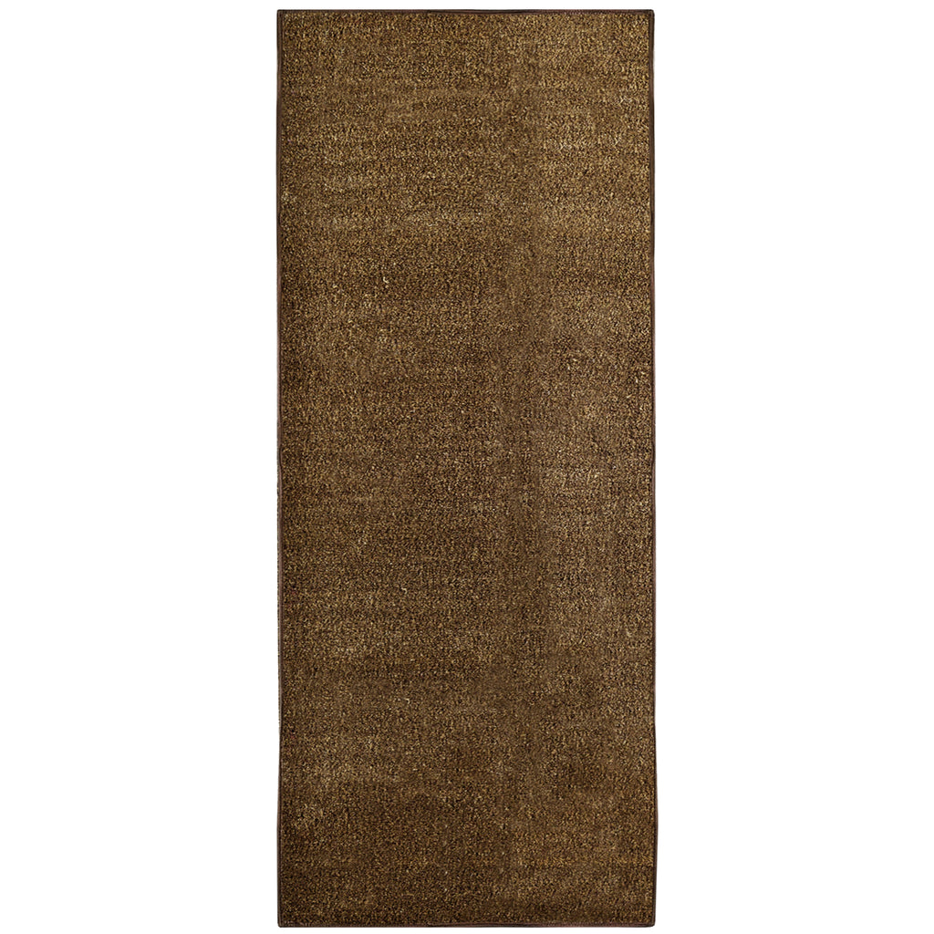 Indoor/Outdoor Artificial Turf Area Rug Brown & Tan