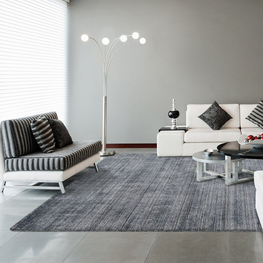 Boreal Stylish Modern Area Rug in Grey