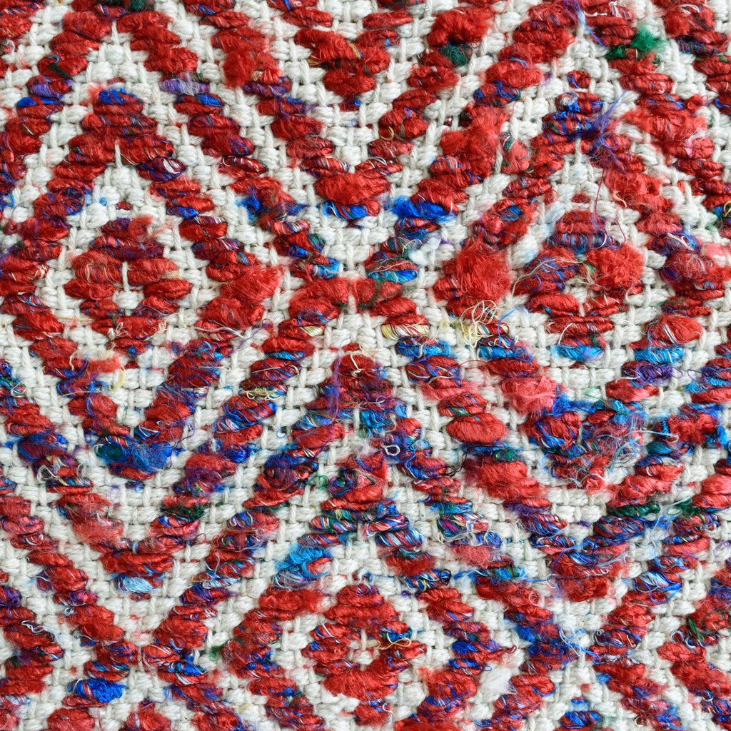 Maeva Stylish Diamond Pattern Area Rug Red