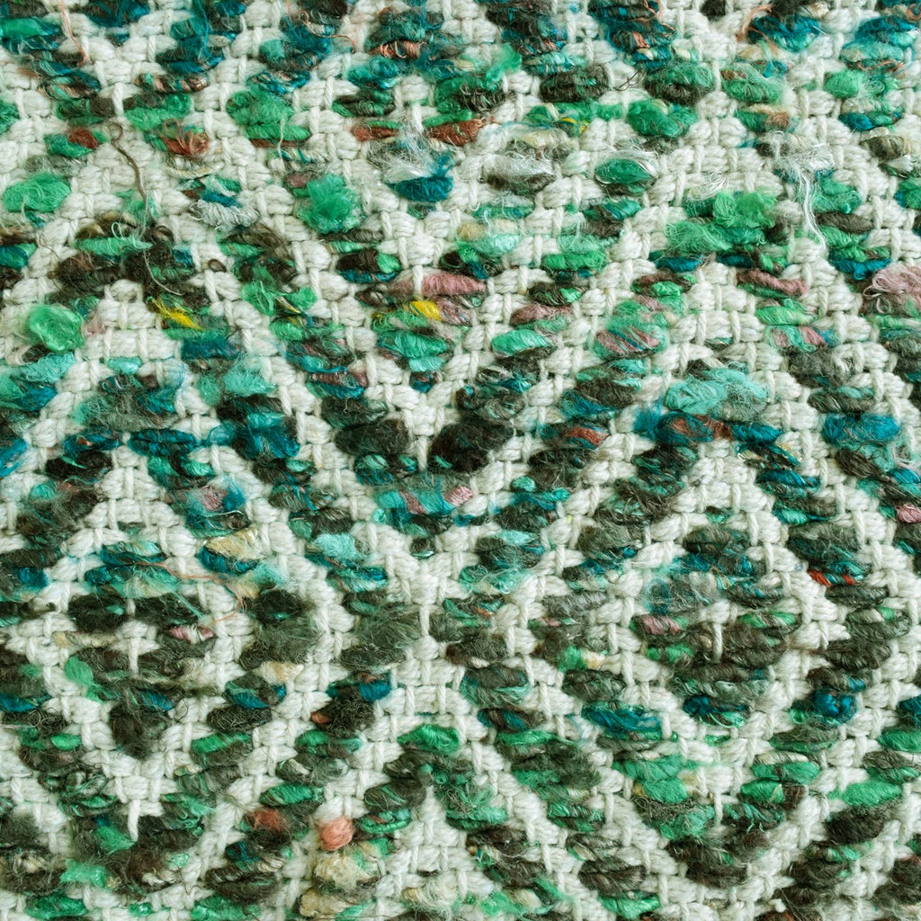 Maeva Stylish Diamond Pattern Area Rug Jungle Green