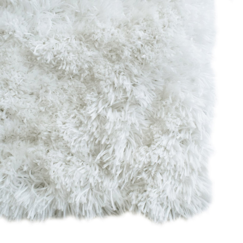 Cozy & Soft Faux Sheepskin Fur Shag Area Rug in White