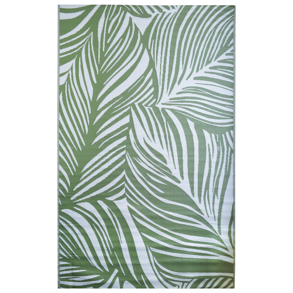 Reversible Outdoor Rug Palm Green