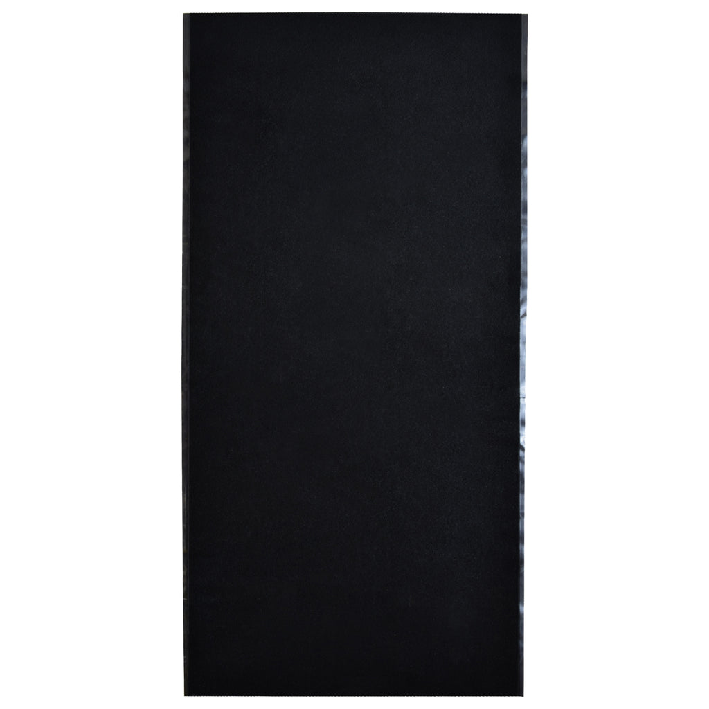 Heavy Duty Interior/Exterior Utility Plush Pile Vinyl Back Runner, Mats (26'', 3’ and 4’ in Black)