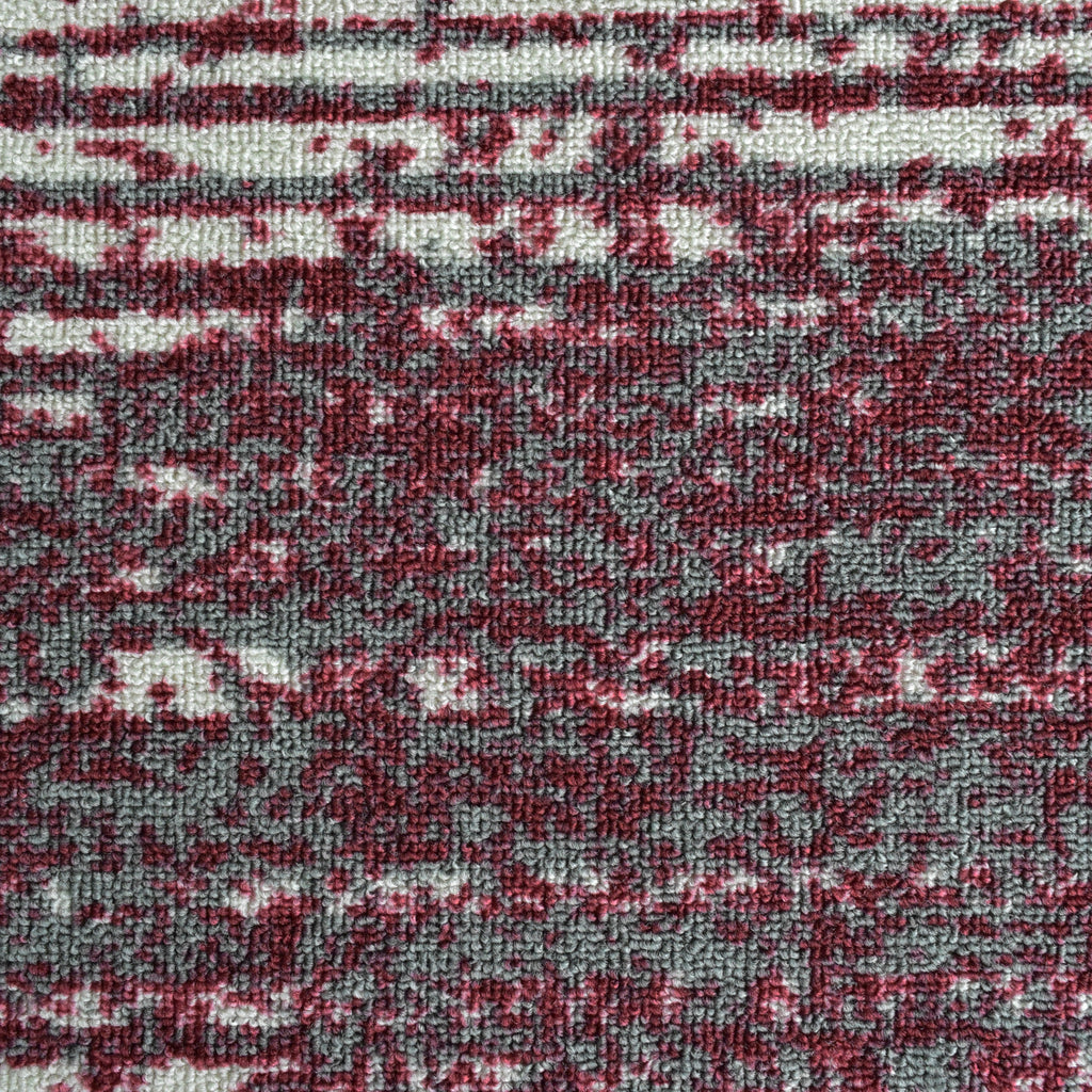 Decorative Rug and Carpet Runner for Stairs and Hallway Stripe Red
