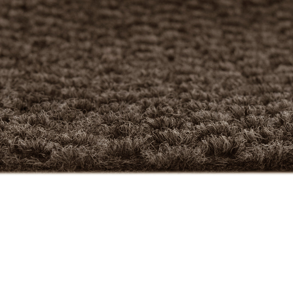 Indoor/Outdoor Utility Loop Pile Carpet with Marine Backing in Brown