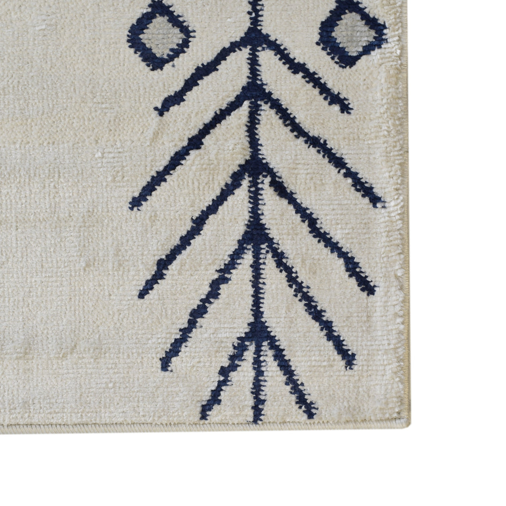 Modern Aztec Tribal Indoor Area Rug Symbols Cream